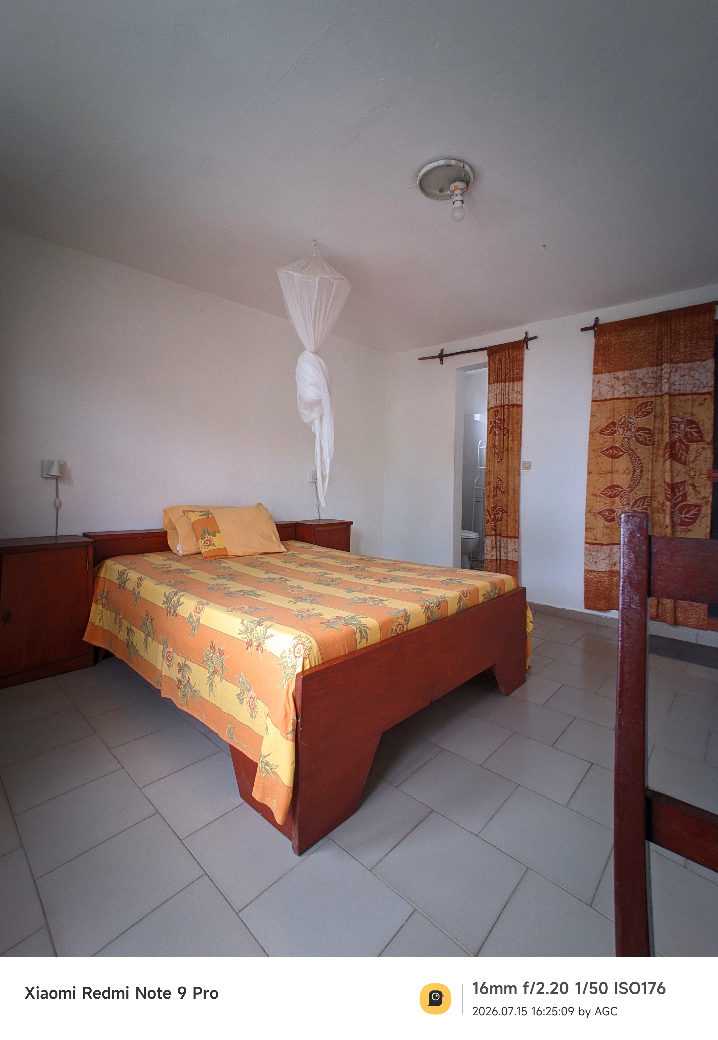 Chambre vue mer au Campement Buhanor